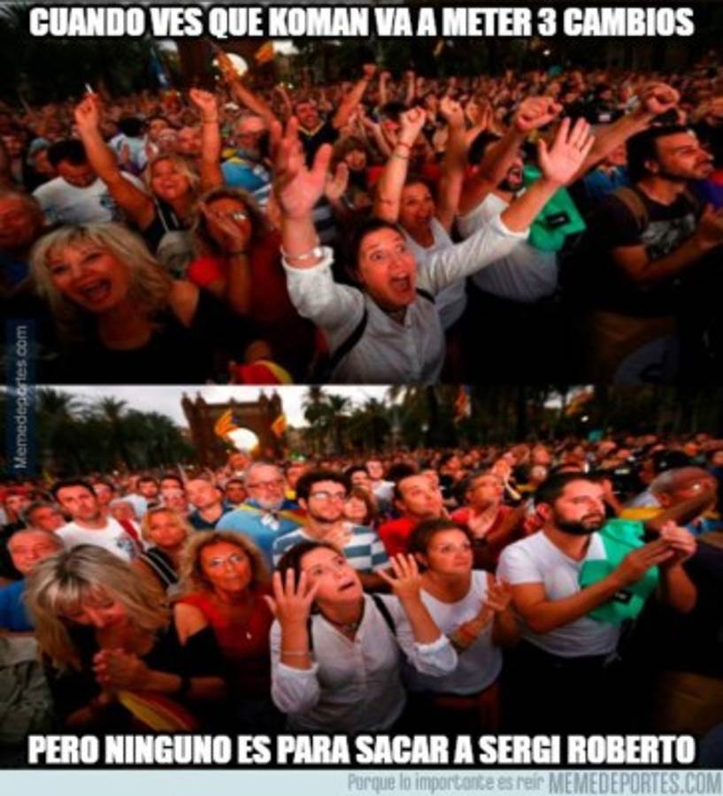 Barcelona fue goleado por el Benfica, se acercan a la Europa League y los memes los destrozan