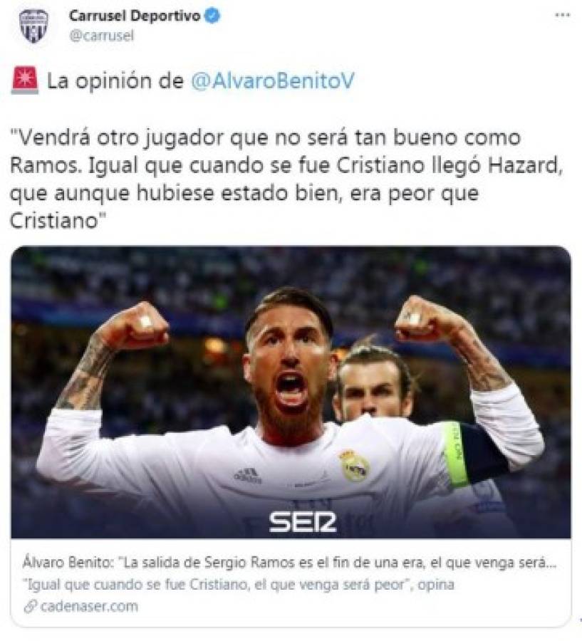 ¡Intenta no llorar! Los emotivos mensajes de despedida de los jugadores del Real Madrid a Sergio Ramos