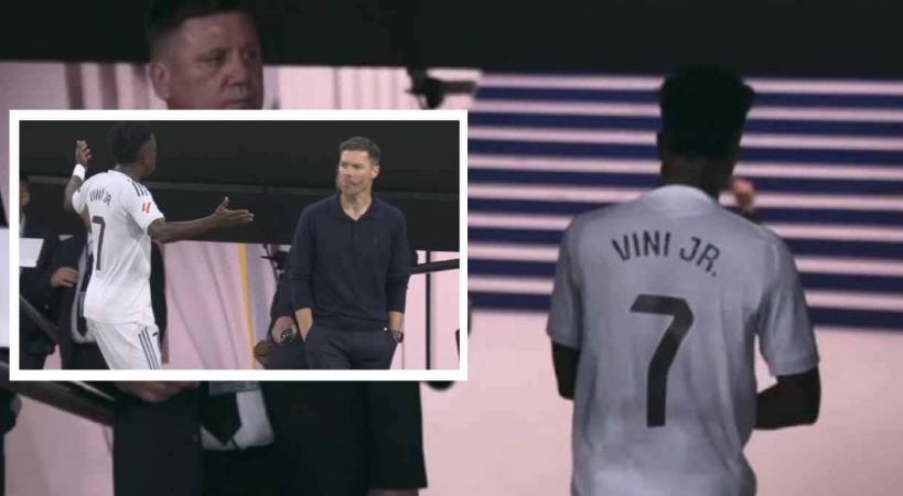 ¿Castigado? La decisión que tomó el Real Madrid con Vinicius tras explotar contra Xabi Alonso en el Clásico