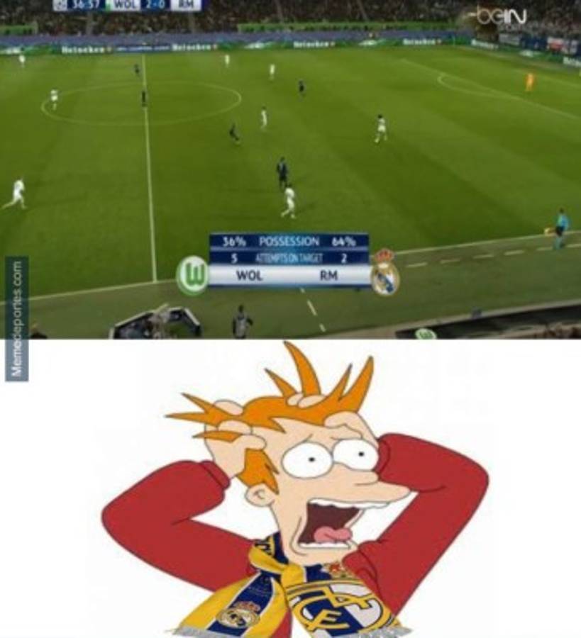 Destruyen en memes al Real Madrid tras perder ante Wolfsburgo