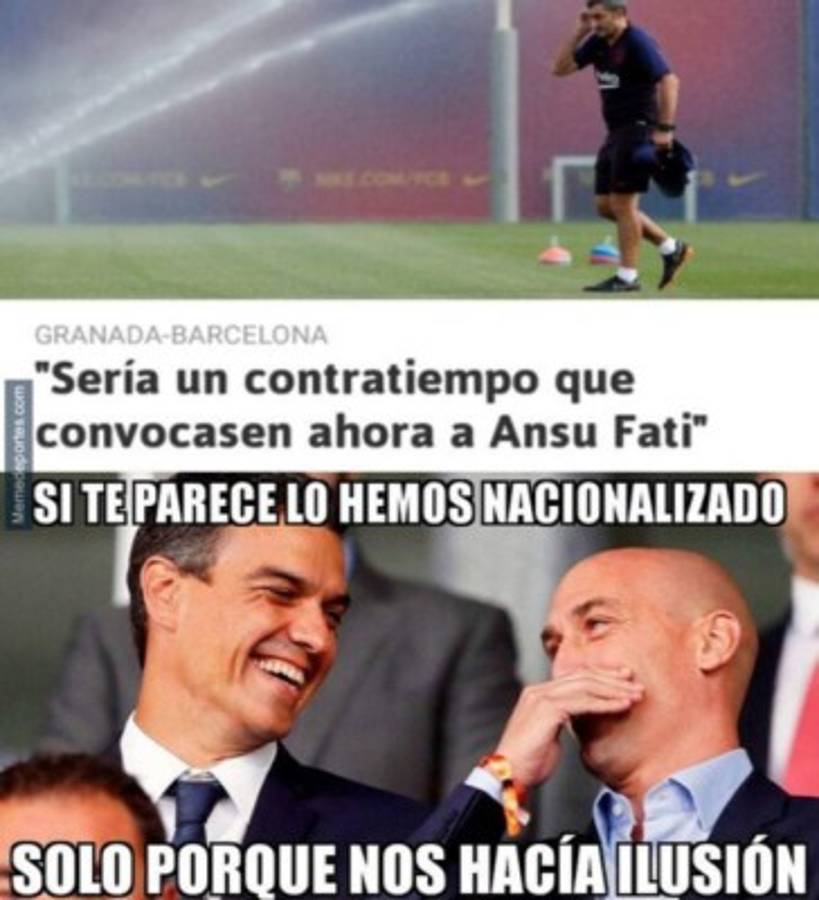 Ansu Fati, Valverde y Real Madrid, víctimas favoritas de los memes de la semana
