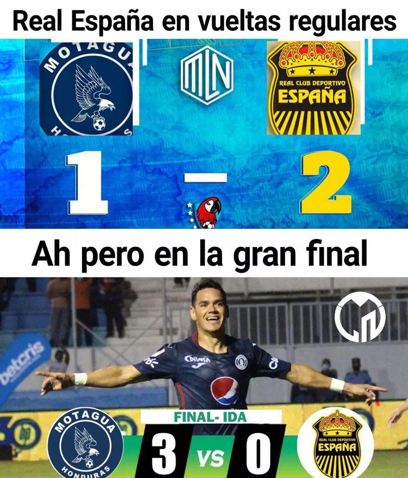Los memes no perdonan al Motagua tras perder el invicto ante Real España en el estadio Nacional