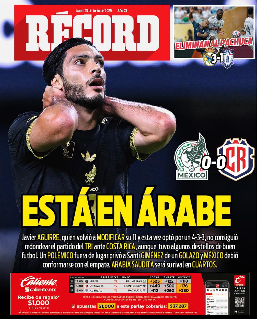 Se libra de Estados Unidos: prensa mexicana reacciona por el polémico empate ante Costa Rica y esto dijo Faitelson