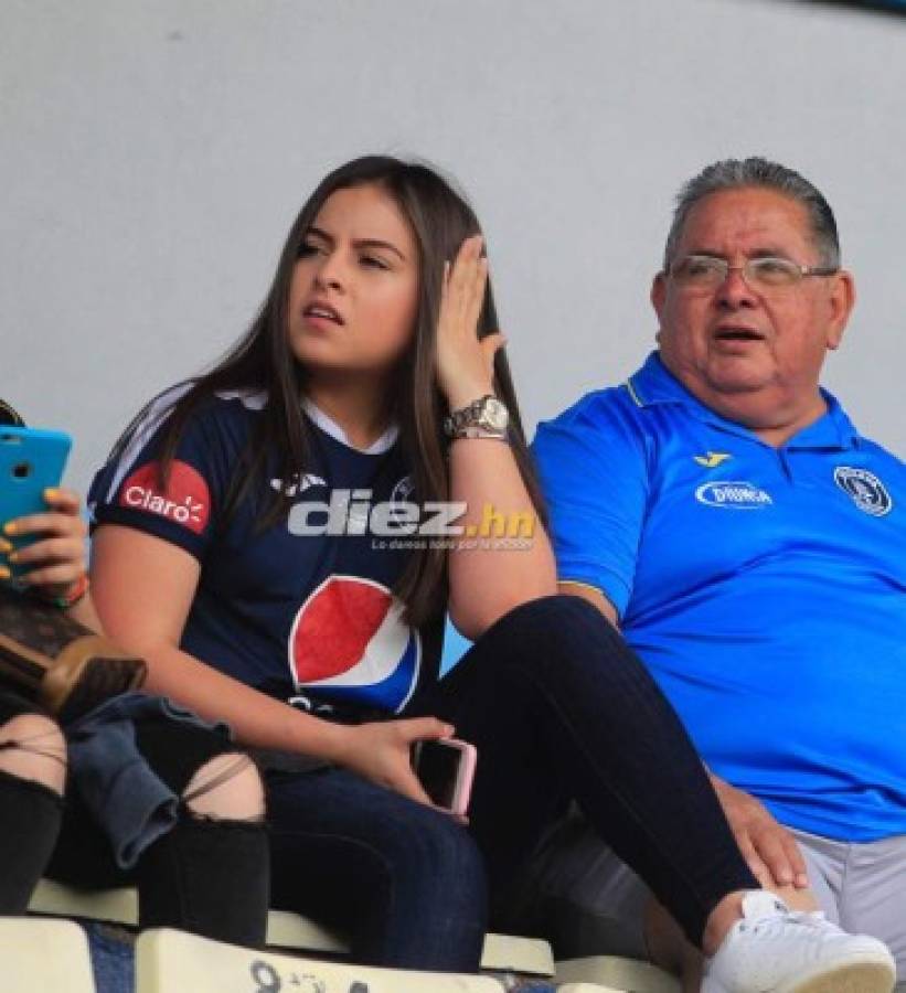 ¡Qué linda final! Las chicas que se robaron las miradas previo al Motagua-Olimpia