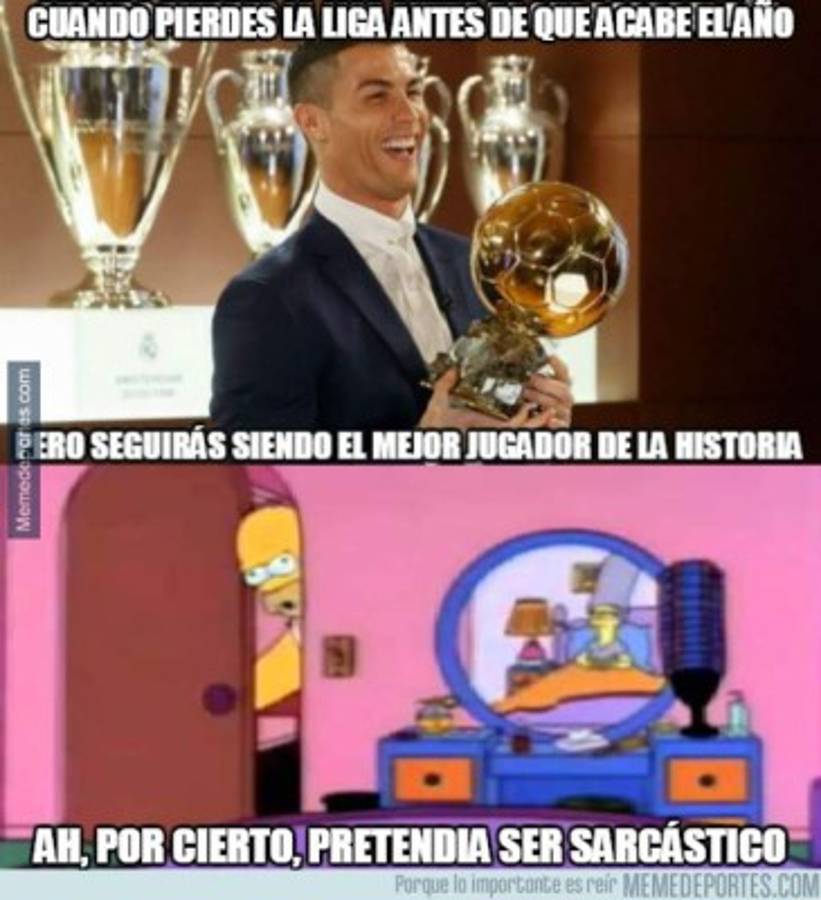¡POBRE CR7! Los otros memes que no has visto del Real Madrid - Barcelona