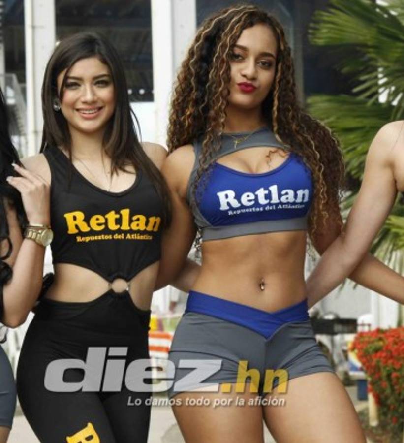 ¡ESPECTACULARES! Las bellezas que adornaron la final Real España - Motagua