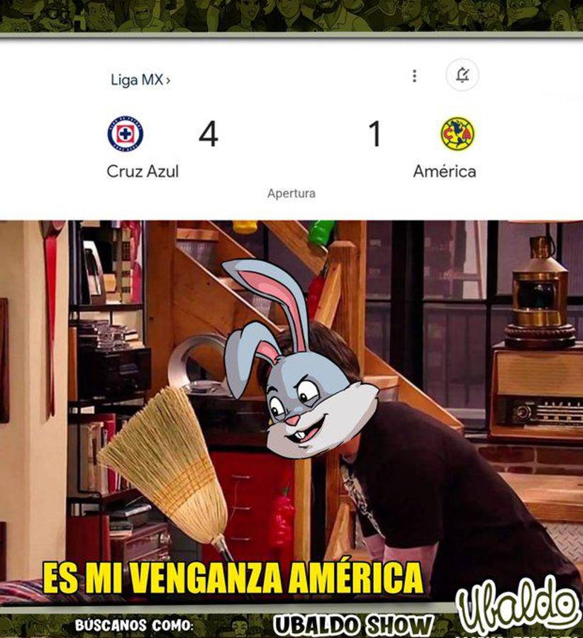 Los memes ‘señalan’ el culpable de la paliza de Cruz Azul al América en la Liga MX: “El patrón te necesita”
