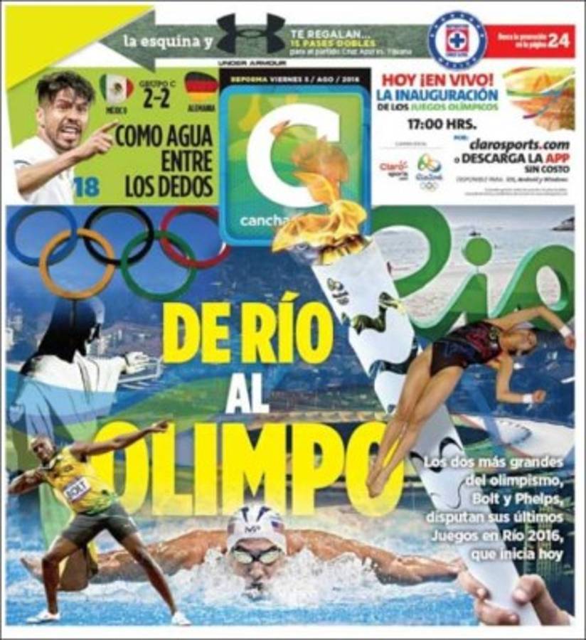 Las portadas de los diarios más importantes en el mundo deportivo
