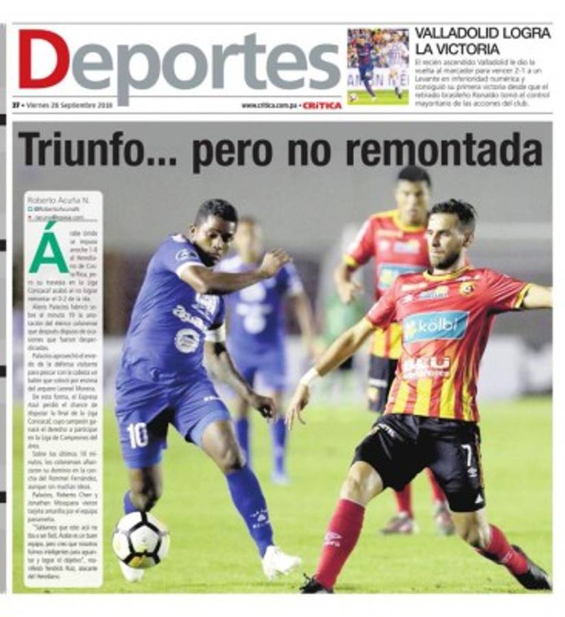 Prensa panameña: Tauro queda eliminado 'con polémica' y culpa al árbitro Walter López