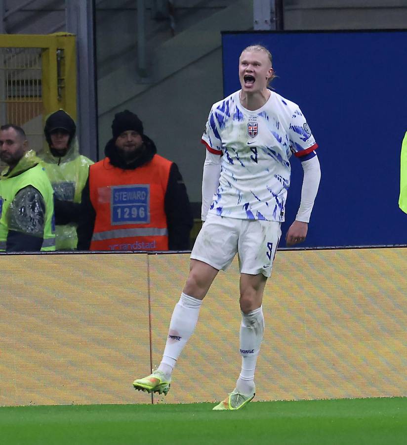 Mundial 2026: Haaland sigue rompiendo récords, Italia a su tercer repechaje consecutivo y Noruega logra lo histórico