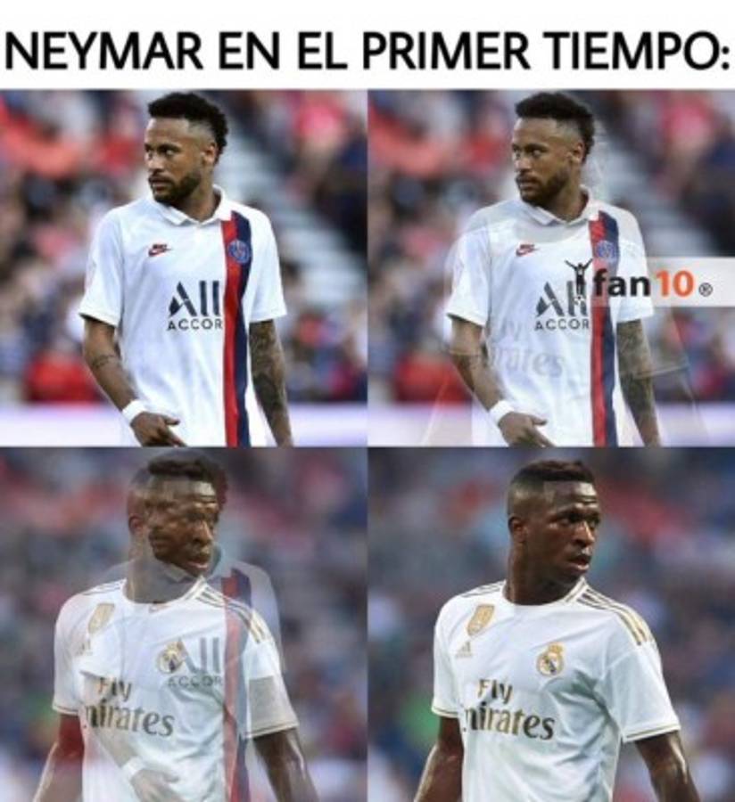 ¡Vinícius es protagonista! PSG se mete a semifinales, pero los memes despedazan a Neymar