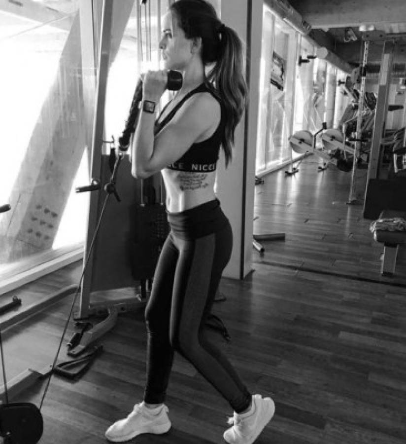Romina Belluscio, la mujer del exmadridista Guti que es adicta al fitness