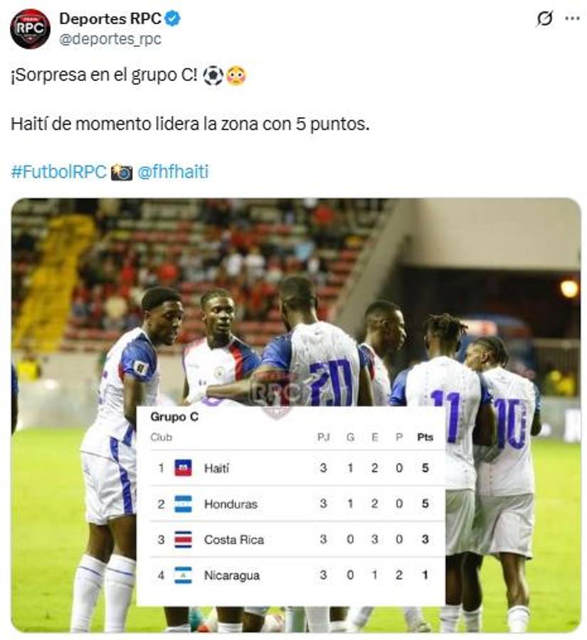 Es la selección a vencer; el país más pobre de América: esto dicen los medios de Haití previo al duelo ante Honduras