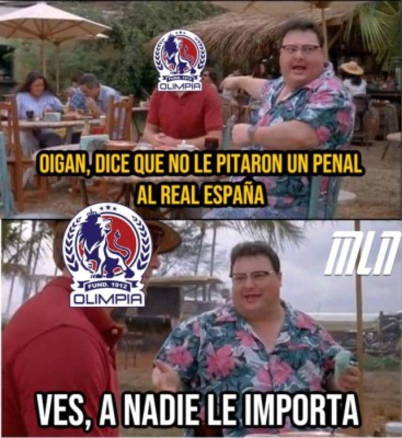 Olimpia y Motagua, protagonistas de los memes tras la jornada 12, Real España no se salva