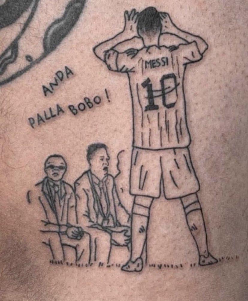 Tremenda locura: los increíbles tatuajes sobre Messi luego de ganar con Argentina el Mundial de Qatar y el ‘‘qué mirás, bobo’’