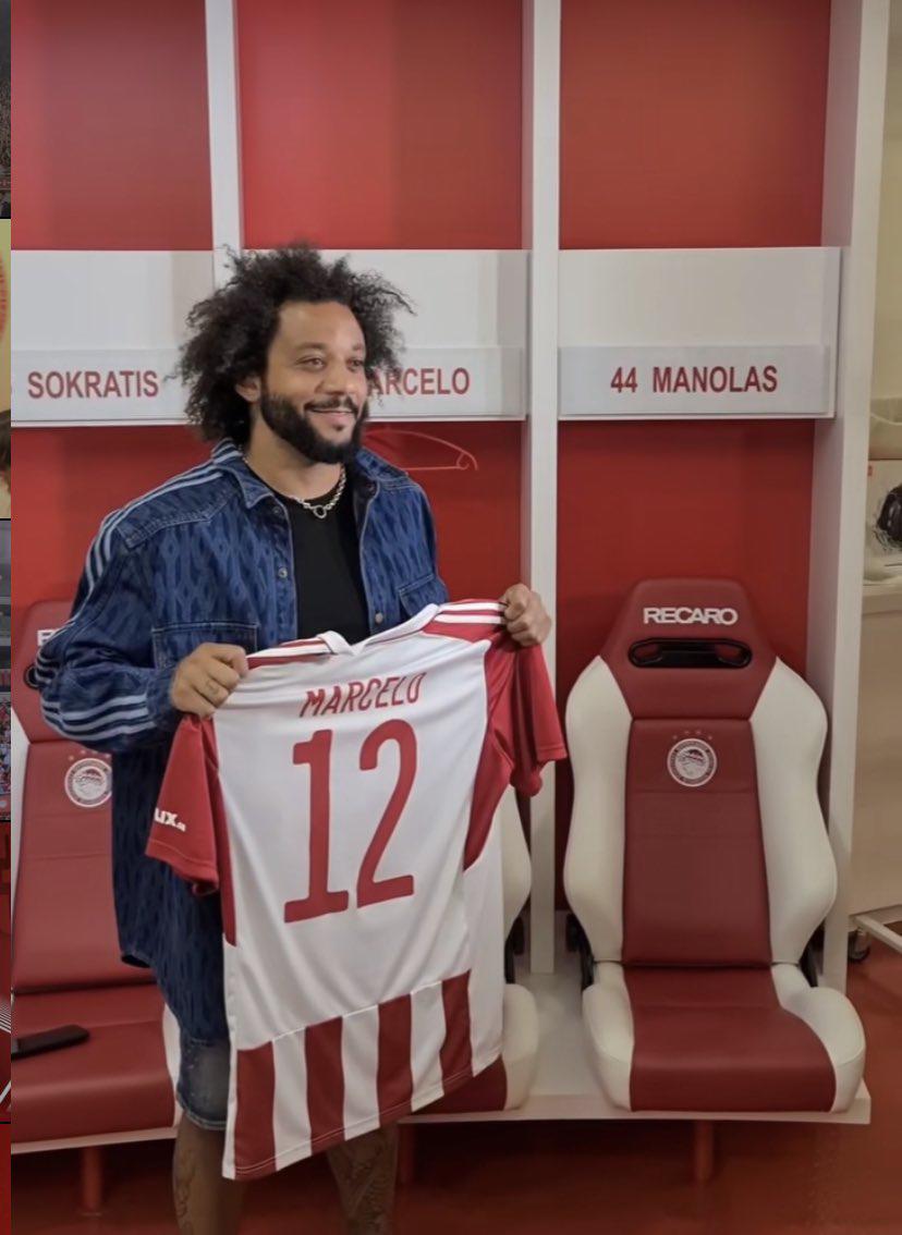 El nuevo dios del Olimpo: la brutal presentación de Marcelo con el Olympiacos de Grecia y bailando junto con sus hijos
