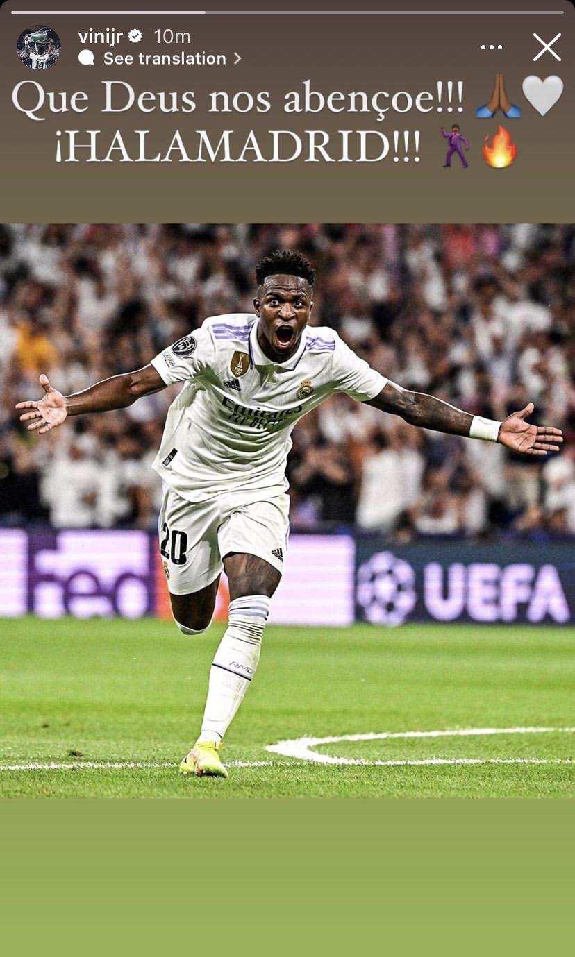 Brutal recibimiento al Manchester City y el enigmático mensaje de Vinicius antes de disputarse el pase a la final