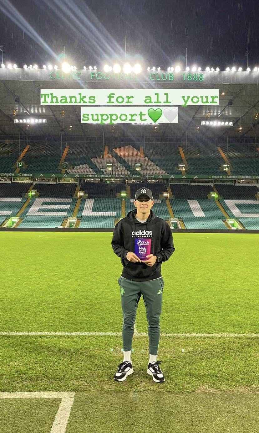 ¡Rendidos! Luis Palma festeja ‘MVP’ con el Celtic, admirable puntuación y así reaccionó tras su hat-trick de asistencias