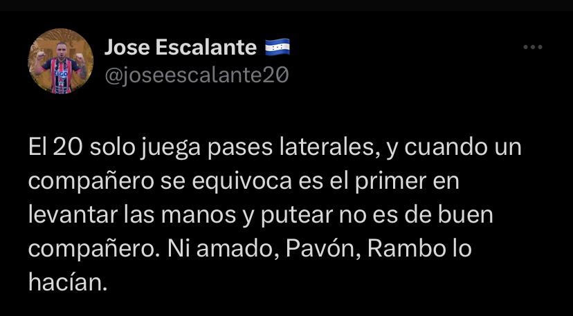 La reacción de Costly, el gran señalado de la prensa de Honduras y directivo atiza contra Rougier