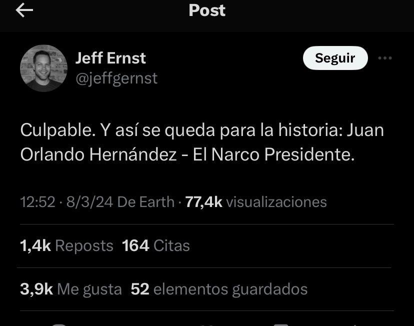 JOH le da la vuelta al mundo: prensa internacional estalla tras hallar culpable al expresidente de Honduras