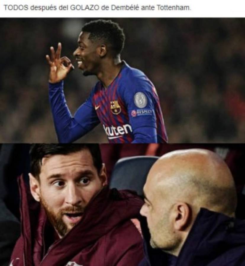 Messi, Dembélé y los memes arrasan en la infartante jornada de Champions League