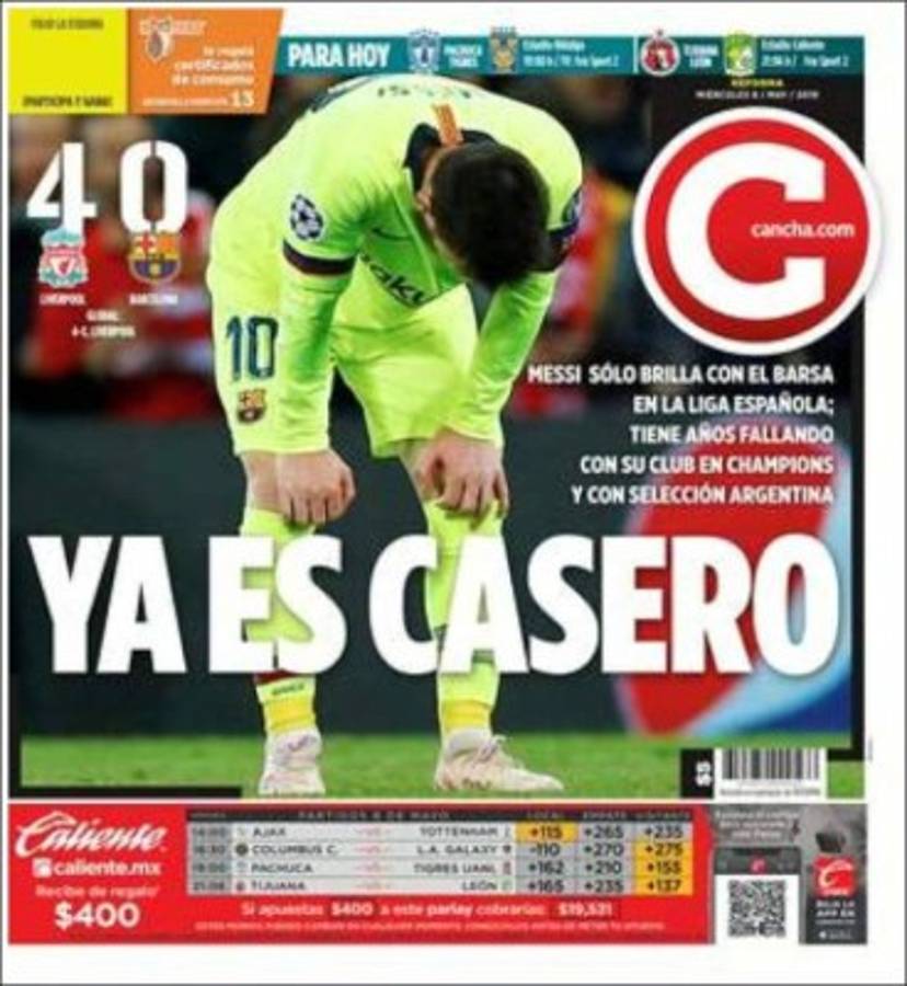 ¡Bochorno histórico! Las portadas de la prensa que ridiculiza al Barcelona