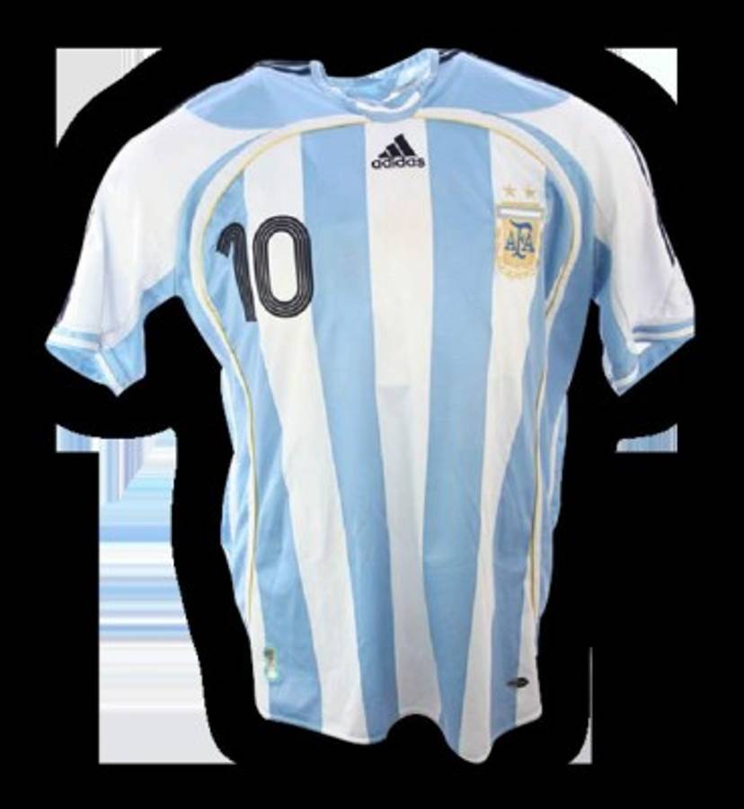 Todas las camisas que ha utilizado la selección de Argentina en la historia de los Mundiales