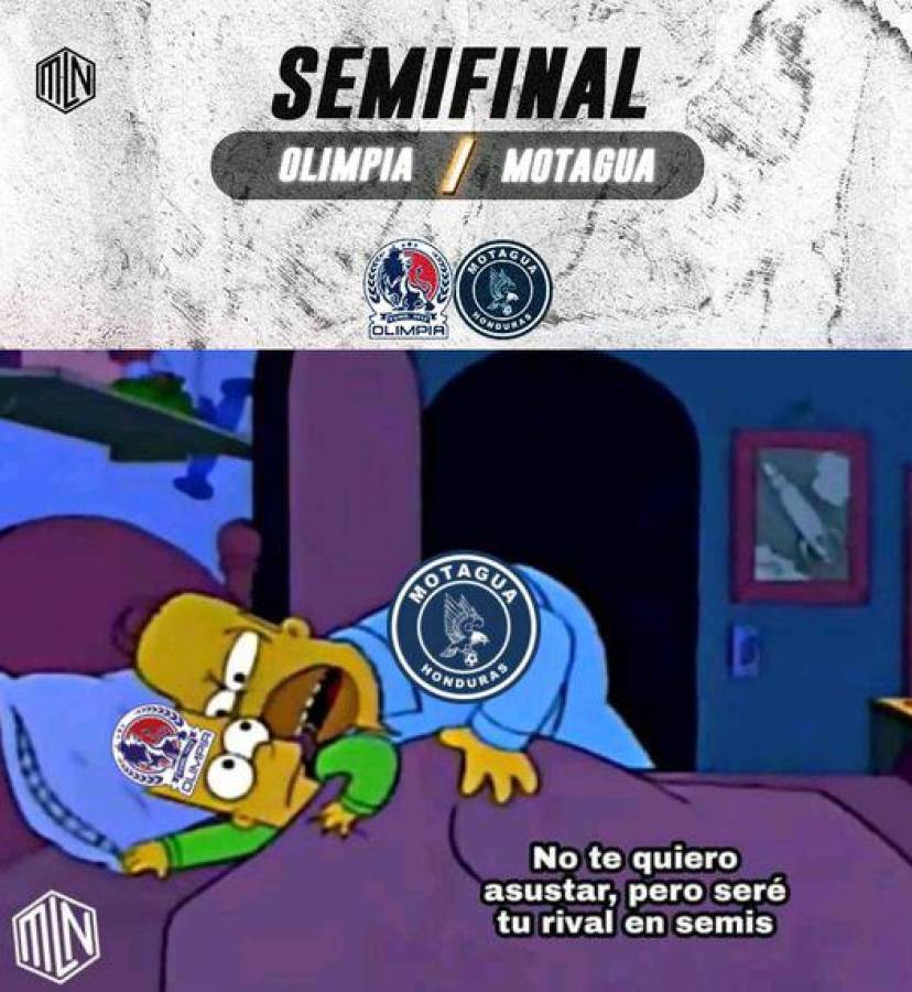 Los memes no perdonan al Olimpia tras conocer que jugará ante Motagua en semifinales y el Victoria tampoco se salva