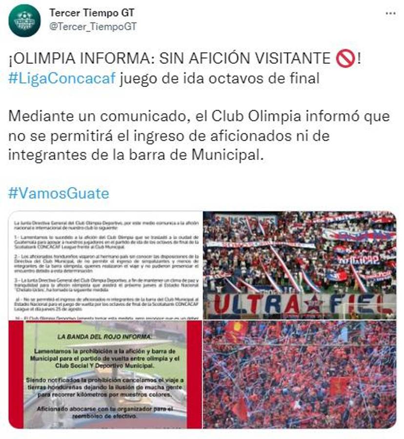 “Decisión acertada y lamentan lo sucedido”: La reacción de la prensa ante la prohibición de Olimpia a los aficionados de Municipal
