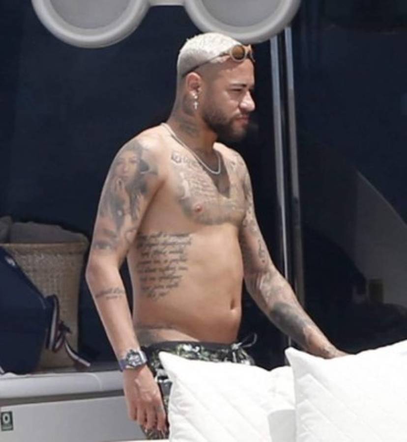 ¡Lo comparan con Hazard! Neymar sorprende con su estado físico en sus vacaciones desde Ibiza: 'increíble panza'   