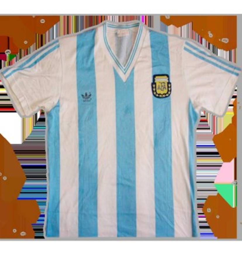 Todas las camisas que ha utilizado la selección de Argentina en la historia de los Mundiales