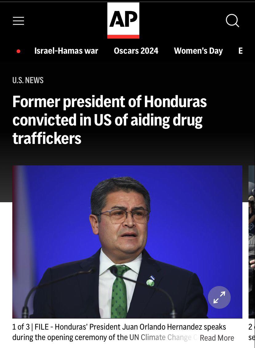 JOH le da la vuelta al mundo: prensa internacional estalla tras hallar culpable al expresidente de Honduras