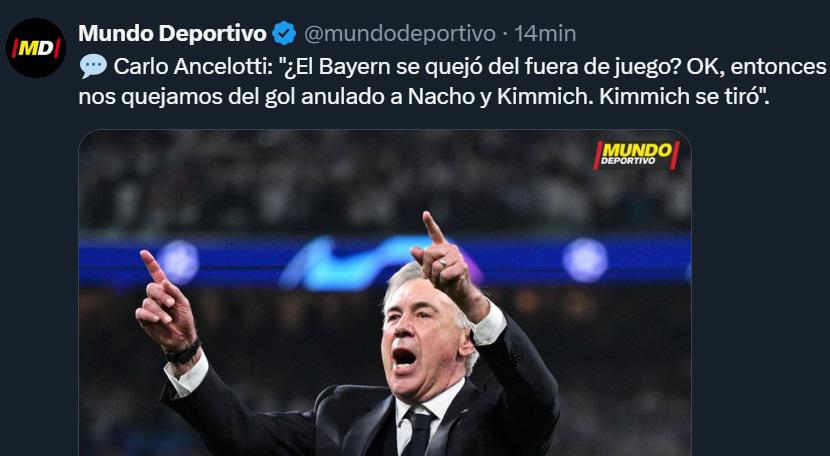 “Robo” “¿por qué soy Barcelona?”: Cristóbal Soria y la prensa internacional estalla tras el triunfo del Real Madrid vs Bayern