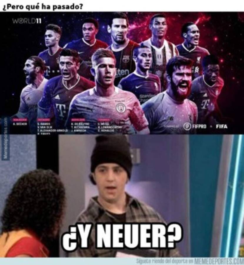 Cristiano Ronaldo y Messi son destrozados con memes tras los premios The Best