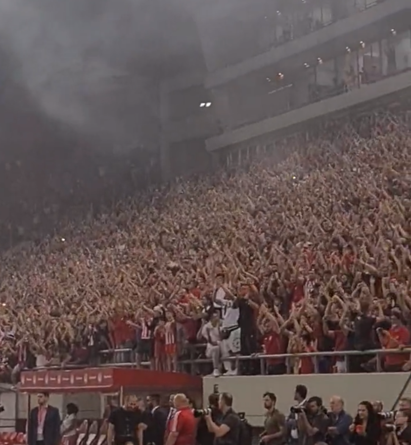 El nuevo dios del Olimpo: la brutal presentación de Marcelo con el Olympiacos de Grecia y bailando junto con sus hijos