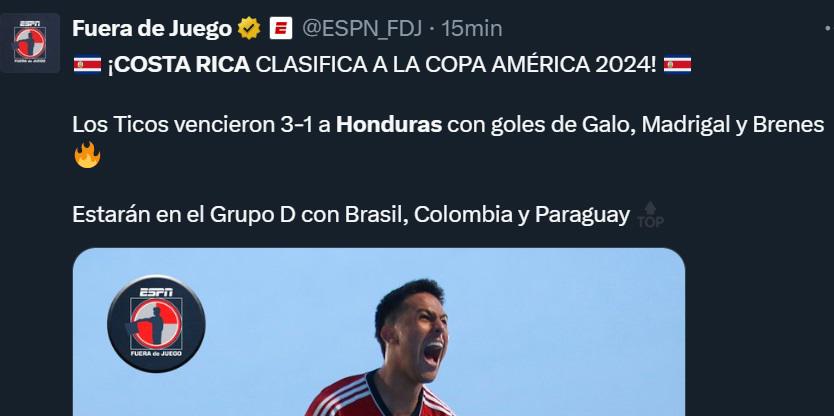Faitelson le deja dardo a Honduras: La reacción de la prensa deportiva tras la clasificación de Costa Rica