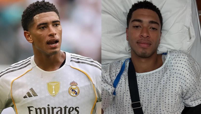 ¡Bien enamorados! Así fueron captados Bellingham con su espectacular novia mientras se recupera de su lesión