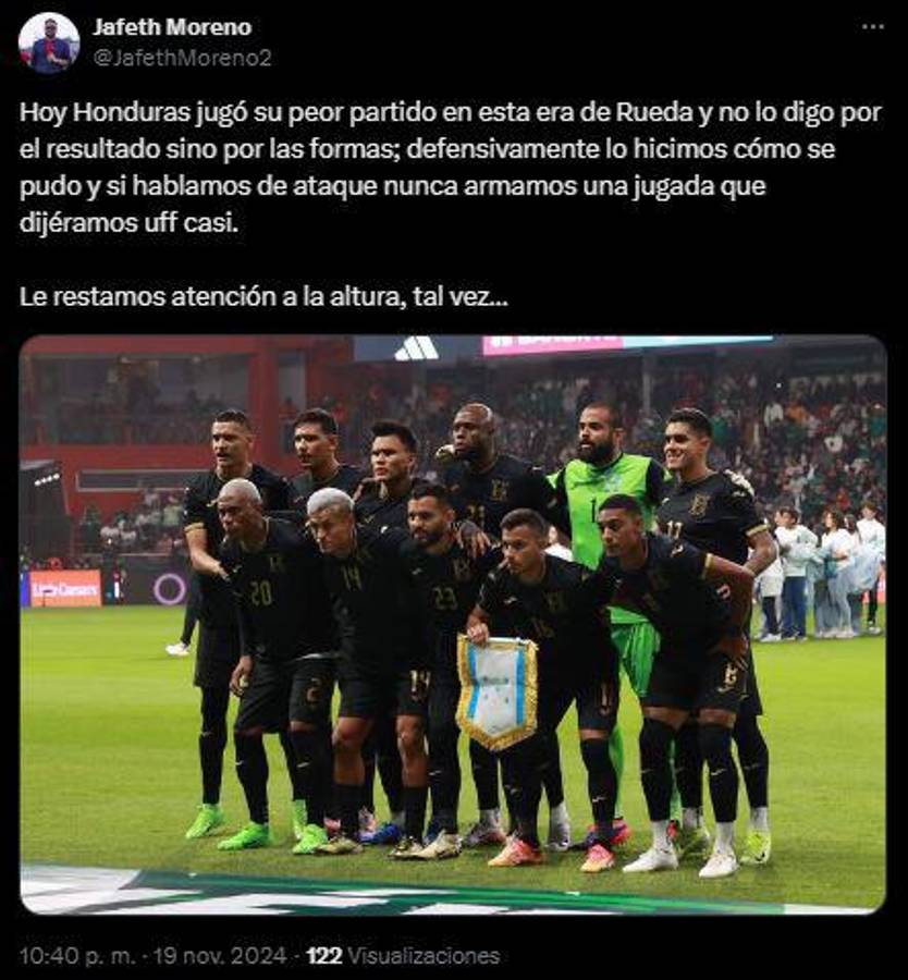 La prensa hondureña atiza contra Reinaldo Rueda tras goleada ante México: “Es toda tuya”, “Expuso de forma horrible al jugador” y “Fue vulnerable”