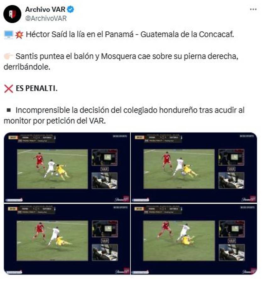 Panamá se desinfla y empata ante Guatemala: así reacciona la prensa y apuntan contra el árbitro Said Martínez