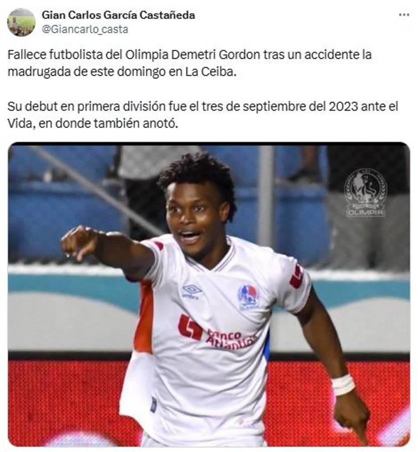 “Su sueño era construirle una casita a su mamá”: jugadores y prensa deportiva reaccionan por la muerte de Demetri Gordon