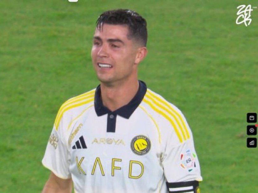 Cristiano Ronaldo se exhibió y lloró: así festejó CR7 su primer título en Arabia