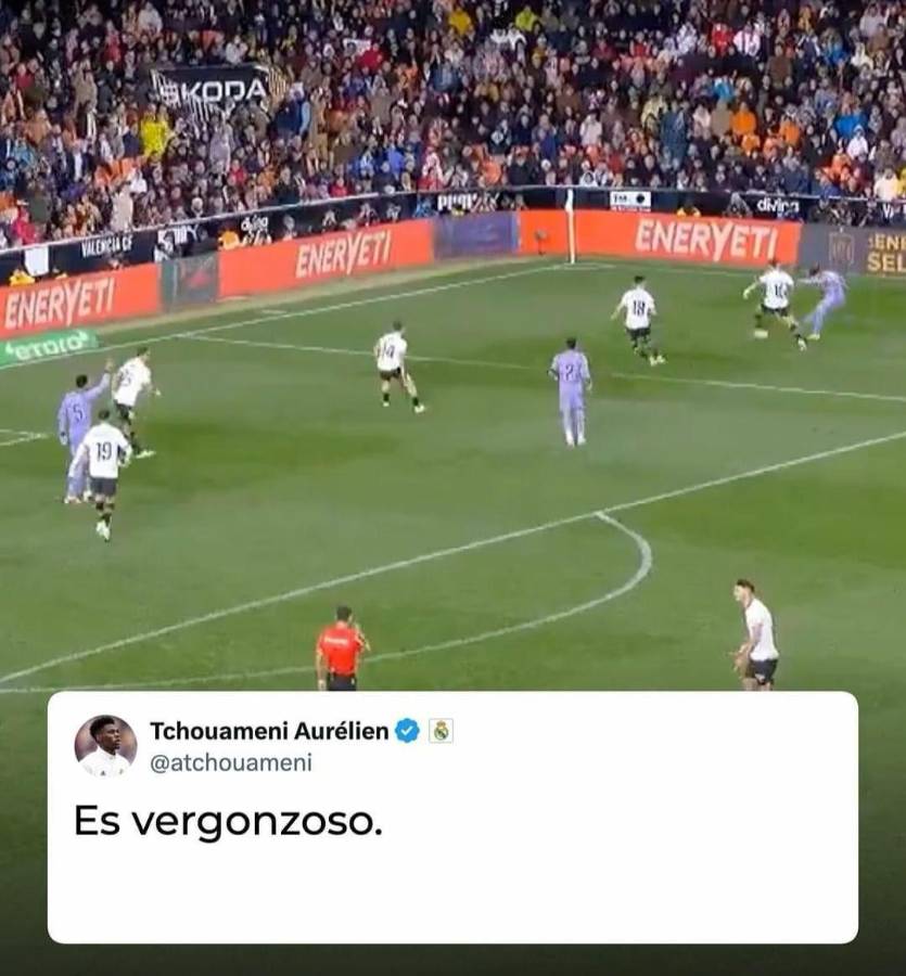 “¿Qué carajos es eso”: Los polémicos mensajes que publicaron los jugadores del Real Madrid tras la polémica ante Valencia