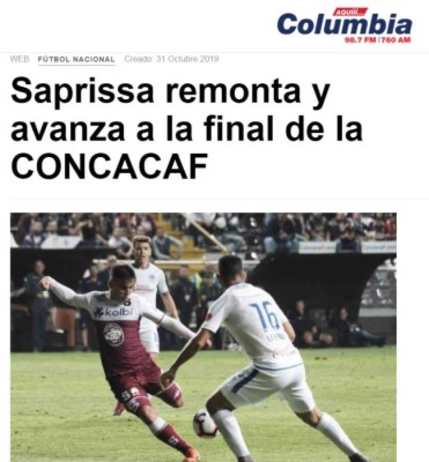 ¡Terrorífica! Prensa de Costa Rica y El Salvador destrozan al Olimpia y Alianza