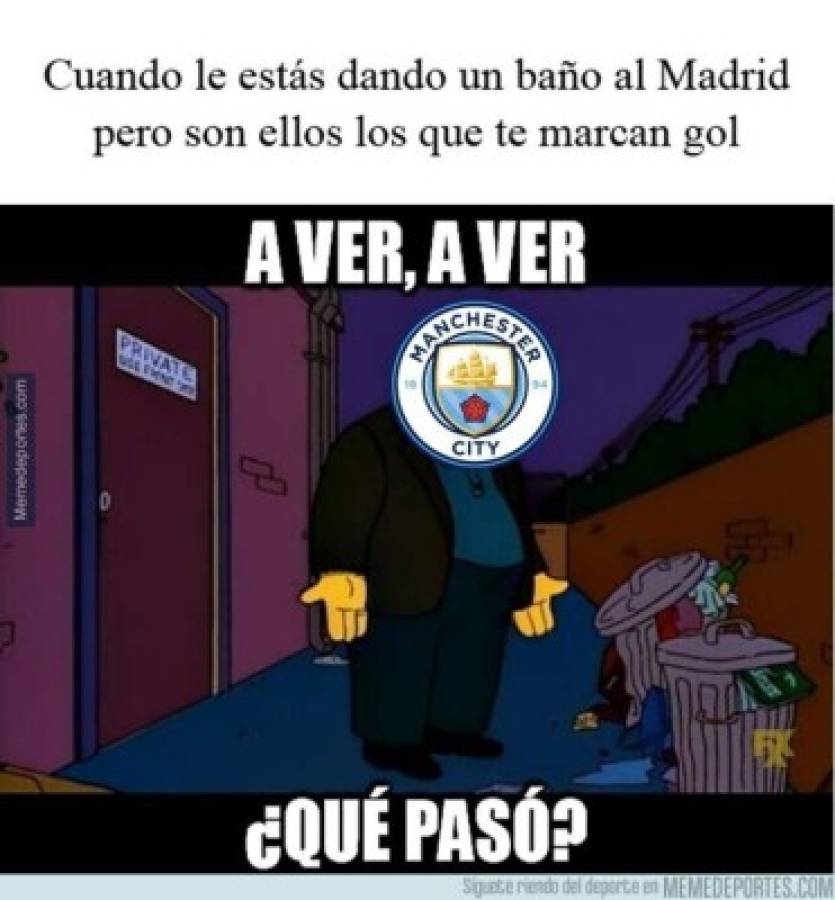 Memes hacen añicos al Real Madrid tras caer ante Manchester City en el Bernabéu