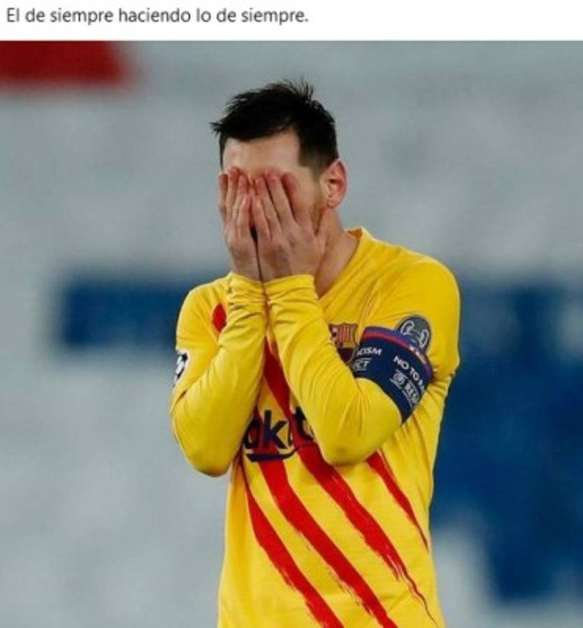 Los memes hacen pedazos a Messi y Barcelona tras ser eliminados de la Champions por el PSG
