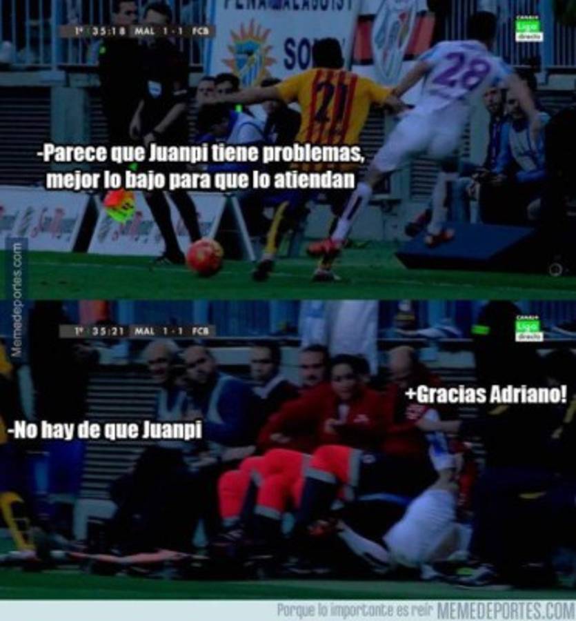 Divertidos 'Memes' con el triunfo del Barcelona ante Málaga