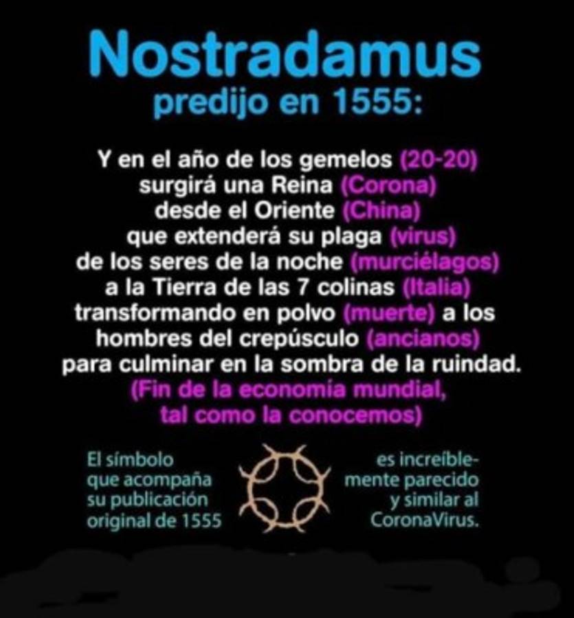 Coronavirus: ¿Nostradamus predijo la espantosa plaga para el 2020?
