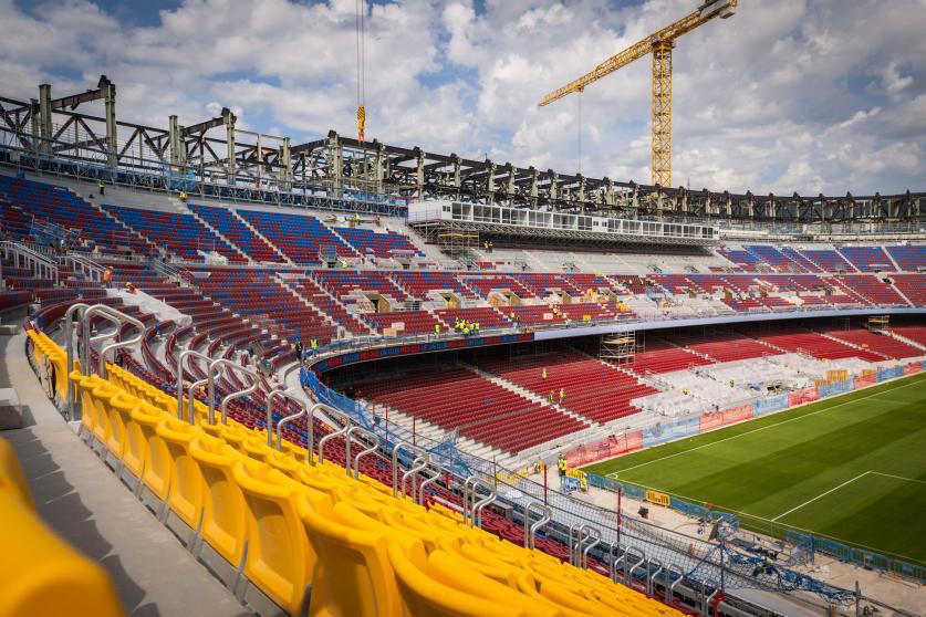 Barcelona presume del Camp Nou: así está quedando el nuevo estadio y el partido que podría inaugurarlo