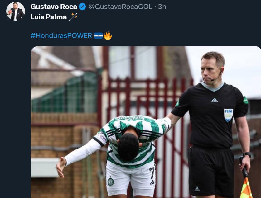 “Palma está cumpliendo sus sueños”, “Empezó a dar frutos”: Prensa hondureña e internacional halaga golazo del catracho con el Celtic