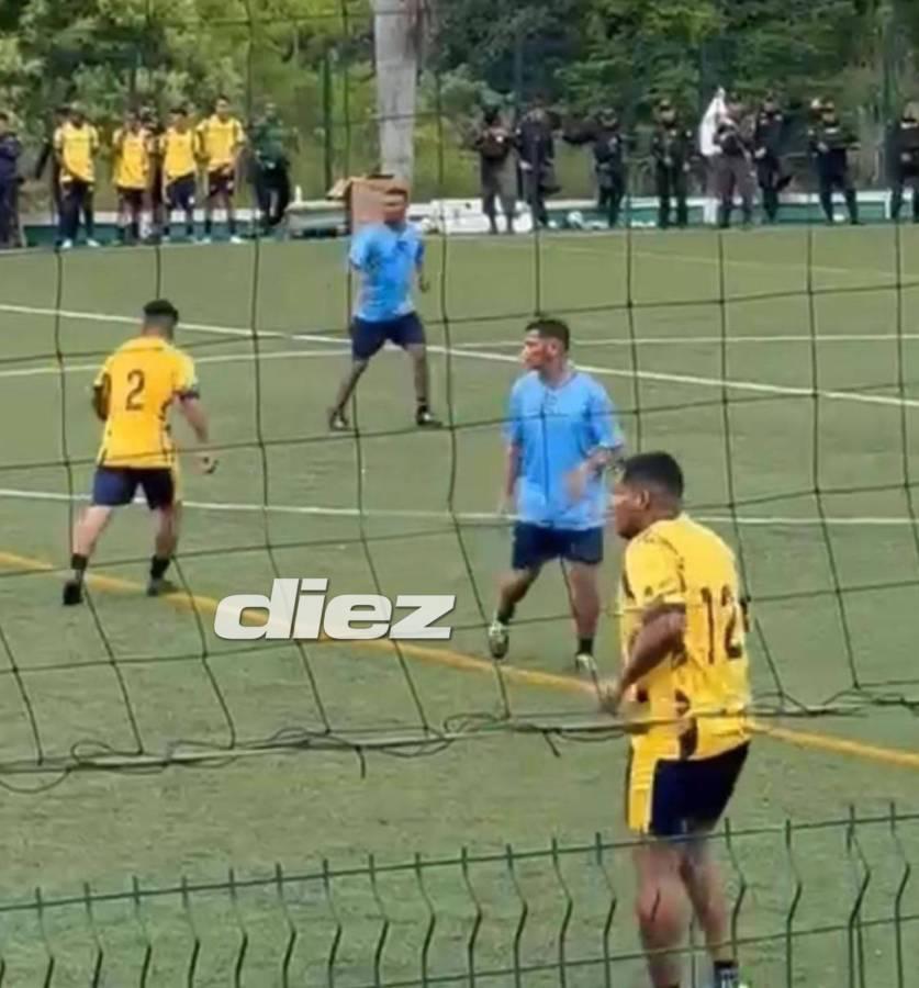 Óscar Pescado Bonilla reaparece jugando al fútbol: el exOlimpia impacta al quedar campeón de torneo en centro penal